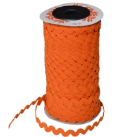 Ric Rac ribbon 8/9mm (25 m), Orange 7